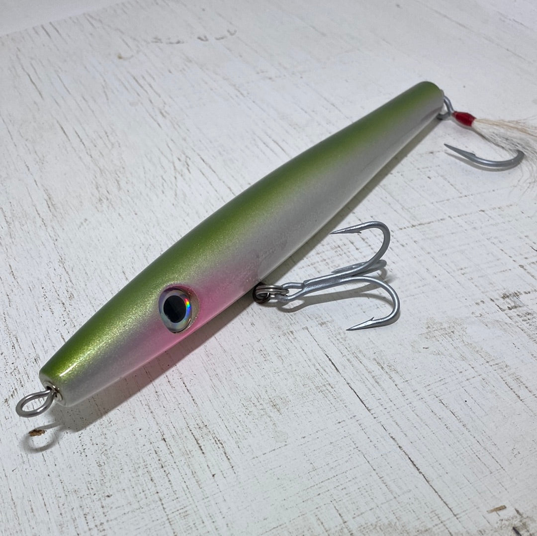 fishing a floating needle fish lure RMS Floating Needlefish – Surfland Bait and Tackle