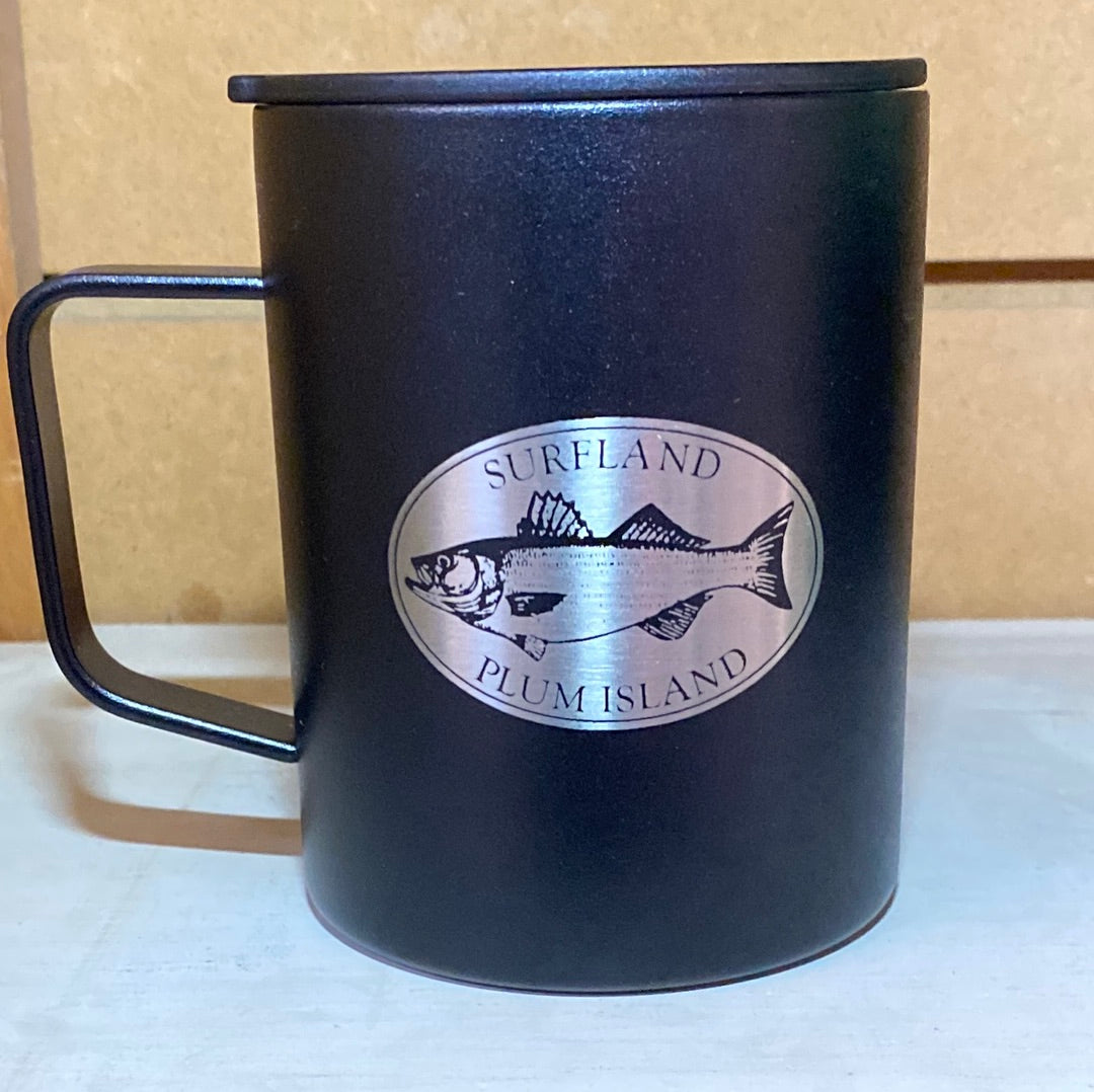 Mizu - Coffee Mug | 14 oz Stainless Mug | Vacuum Insulated | Stainless Safari Green