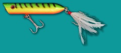 Gag's Grabbers Popper A Sonagli Galleggiante 5 Cm, 3 Pezzi, Esche Topwater Olografiche