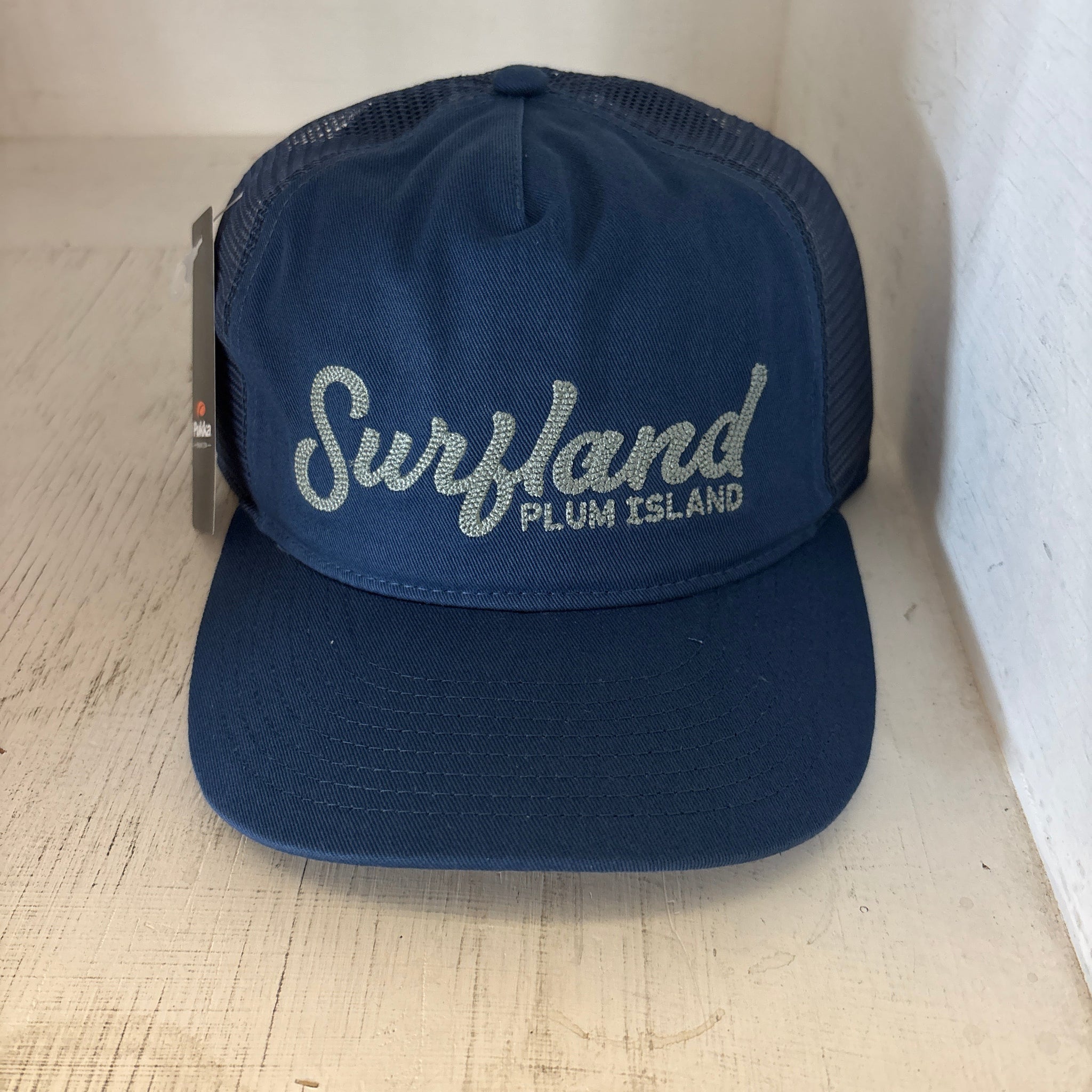 PUKKA Striped Bass Script Hat