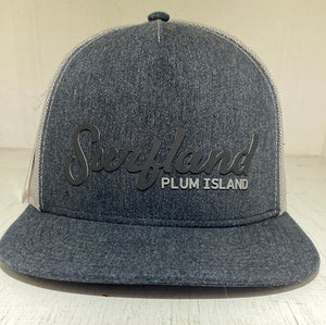 PUKKA Flat Brim Script Trucker Hat