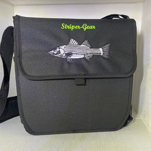 best surf fishing lure bag Gear-Up A wide shoulder strap allows for weight to be spread out and this bag to be easily carried with all the additional capacity it has. F.J. Neil Deluxe Striper Tackle