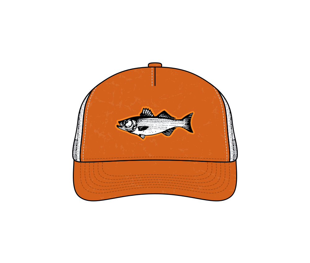 PUKKA Striper Mid-Crown Trucker Hat