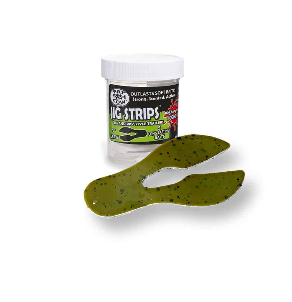 Fat Cow 3" Craw Trailer Jig Strips