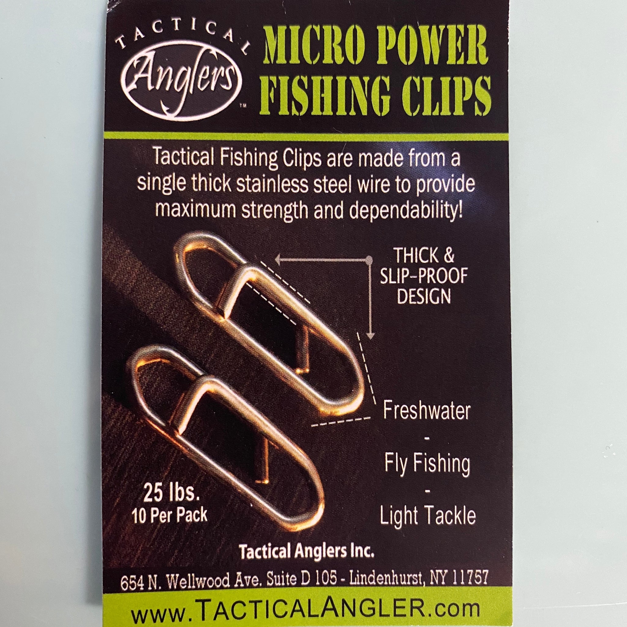 Tactical Anglers Power Clips-125lb Bulk 25pc Pack : Fishing  Swivels And Snaps : Sports & Outdoors