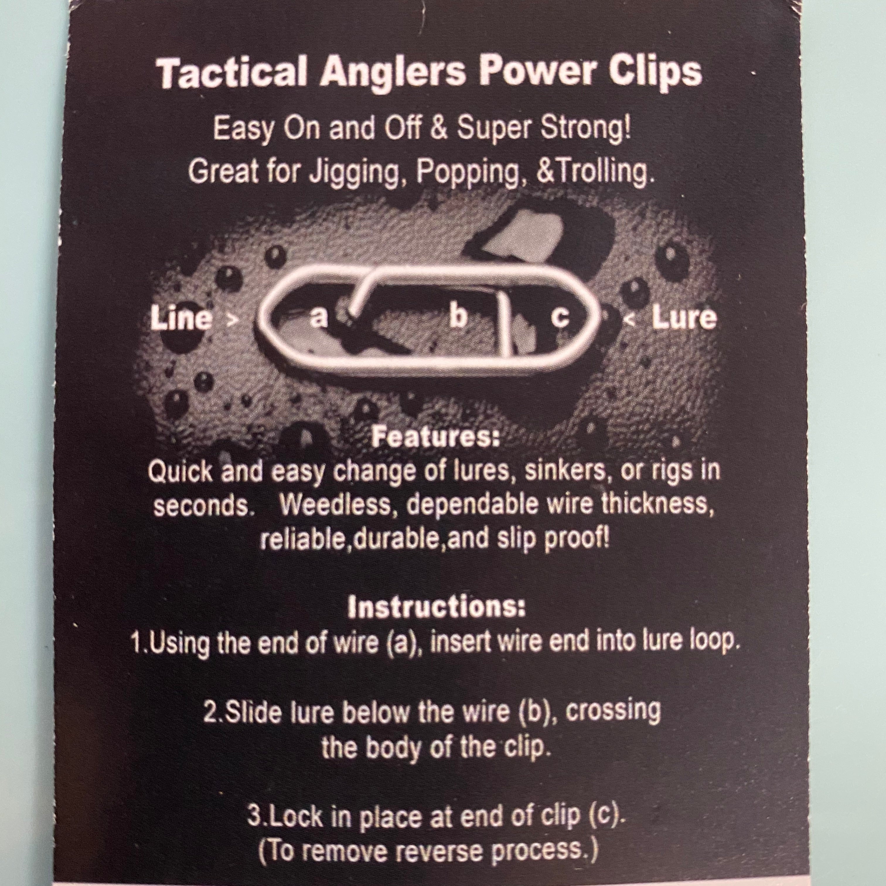 Tactical Anglers Power Clips