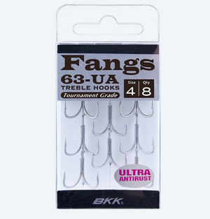 BKK Fangs 63 UA Treble Hooks