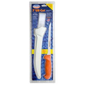 Dexter Russell UR-Cut 7" Flexible Fillet Knife Moldable Handle & Sheath 24673 UC133-7WS1-PCP