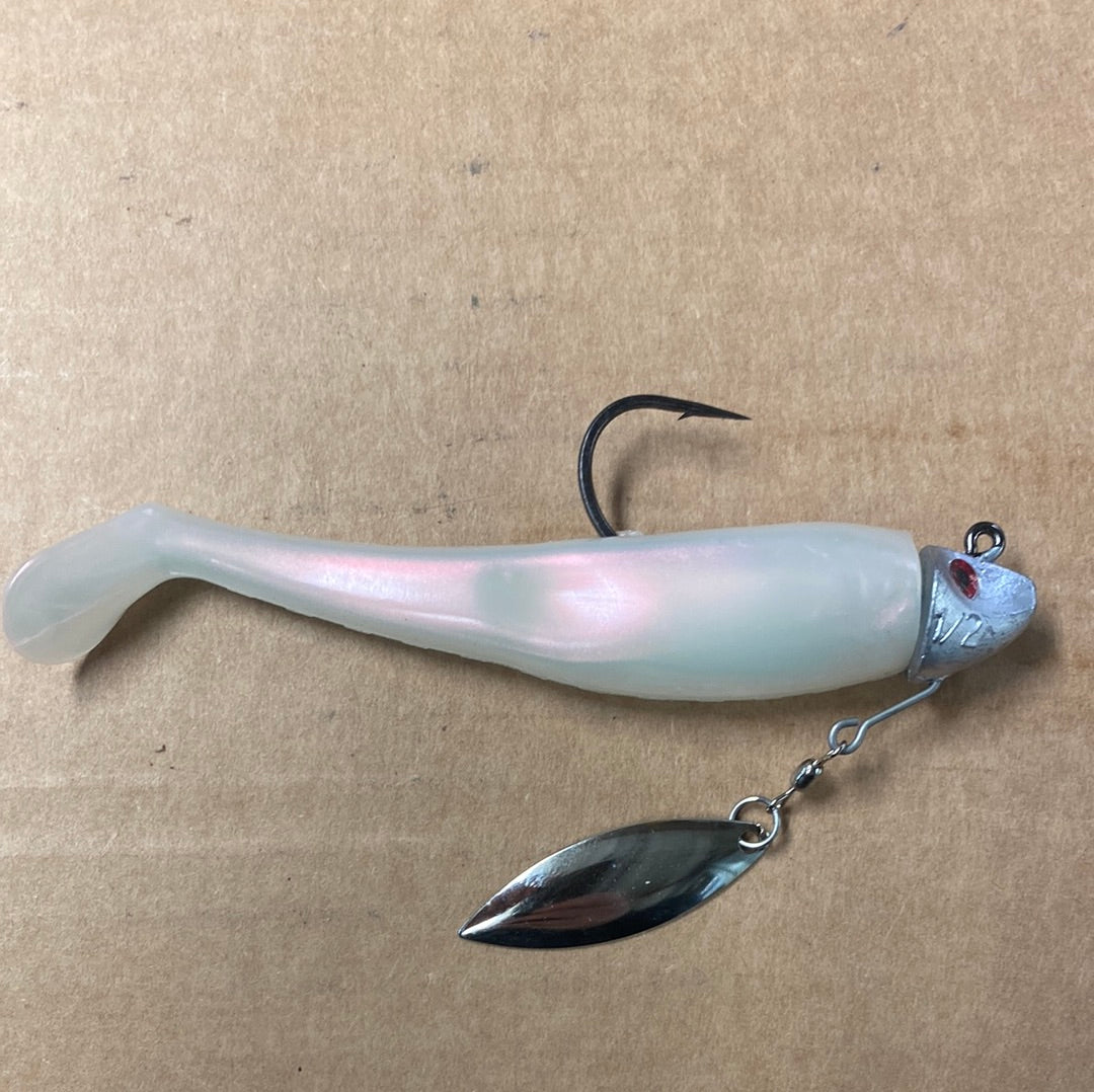 Al Gag's Pearl Underspin Whip-It Fish Surfland Bait and Tackle Al Gag's Pearl Underspin Whip-It Fish Surfland Bait and Tackle