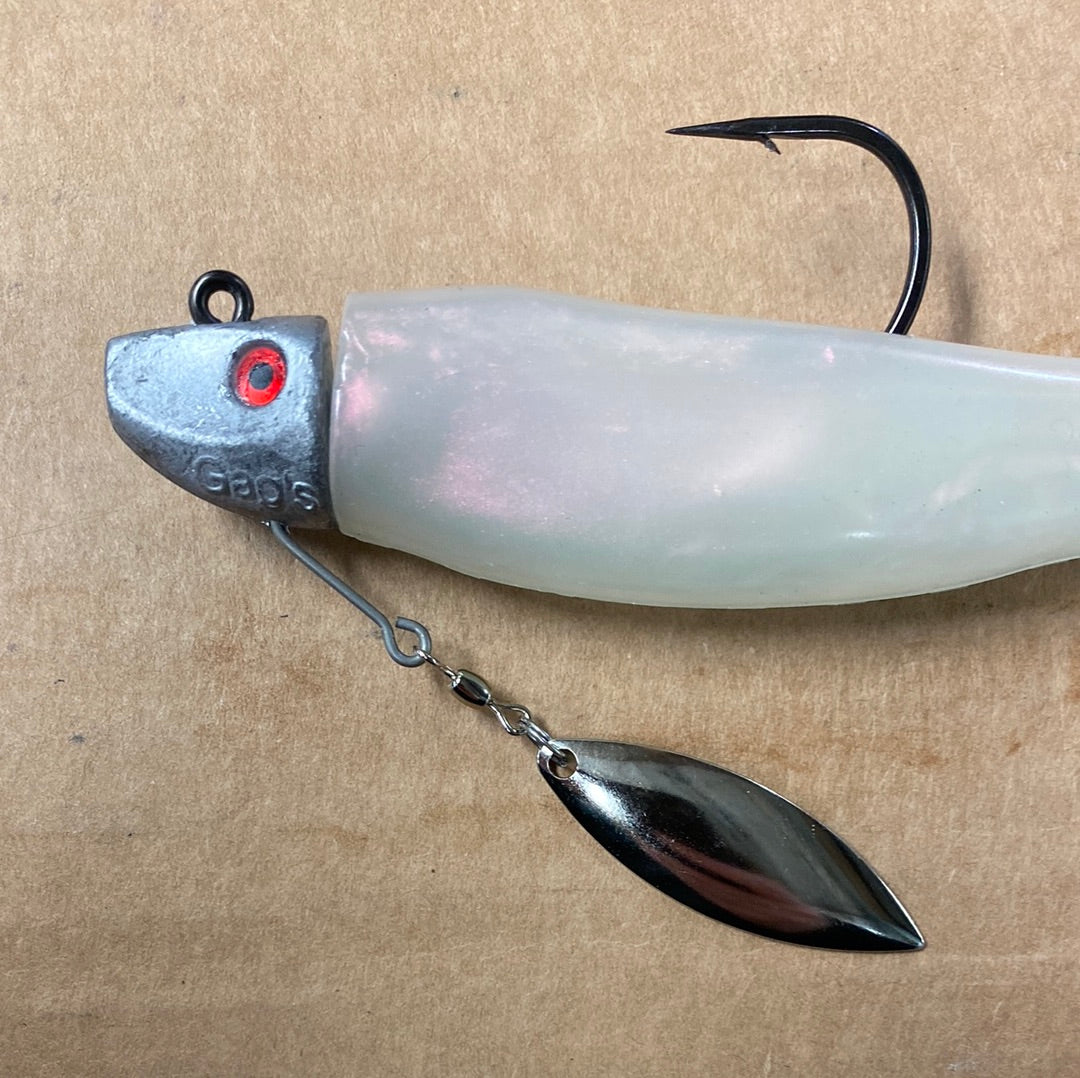 Al Gag's Pearl Underspin Whip-It Fish – Surfland Bait and Tackle